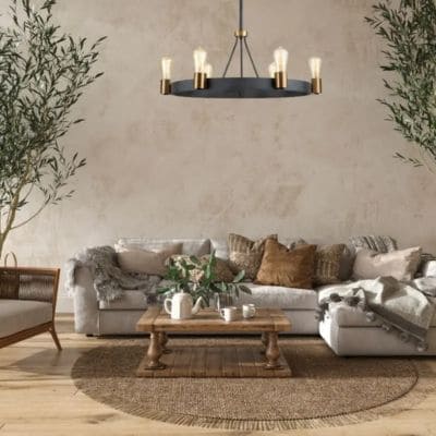 Suspension Boutica design (Modèle Sila d'Elstead Lighting)